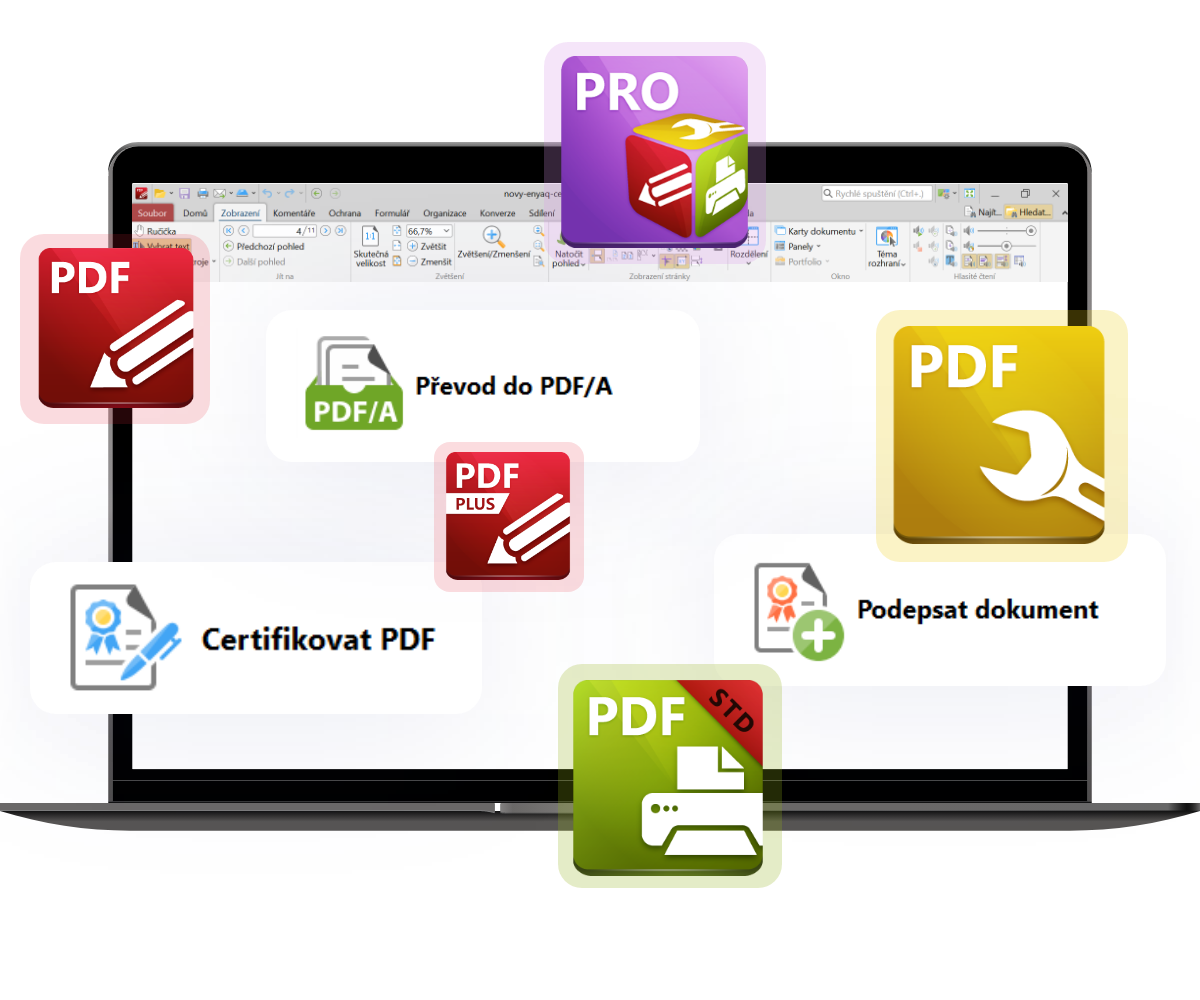 Nabídka programů PDF XCHANGE
